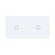 Сенсорная панель для выключателя 2 сенсора (1-1) Livolo белый стекло (C7-C1/C1-11)