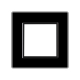 Рамка розетки 1 место Livolo черный стекло (VL-P7E-2B)