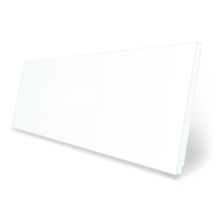 Сенсорная панель для выключателя Х сенсоров (Х-Х-Х-Х) Livolo белый стекло (C7-CХ/CХ/CХ/CХ-11)