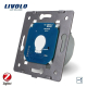 Умный механизм сенсорный проходной ZigBee выключатель 1 сенсор Livolo (VL-C701SZ)