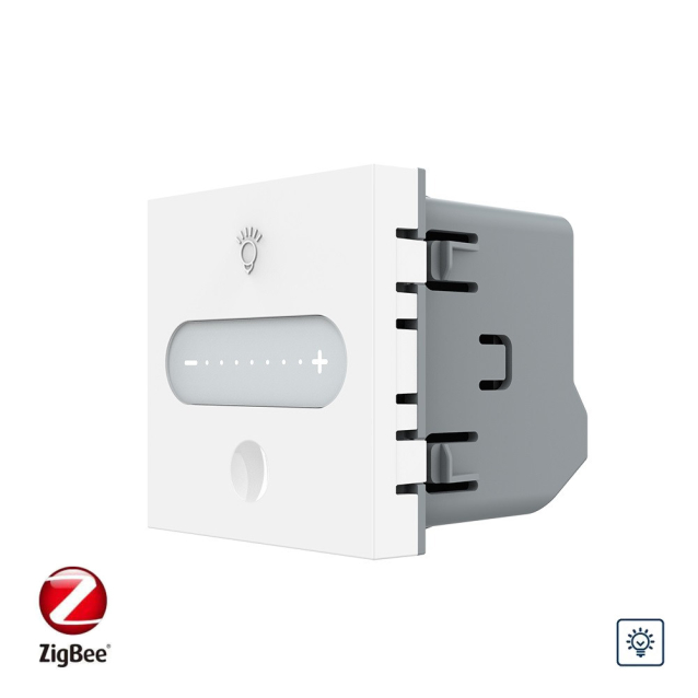 Умный механизм сенсорный диммер Livolo белый ZigBee (VL-FC1DZ-2WP)