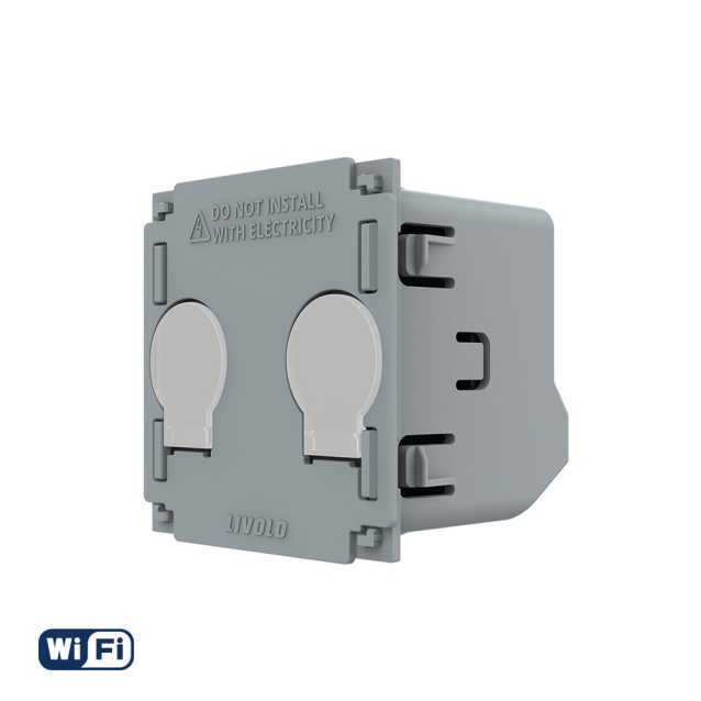 Механизм сенсорный выключатель 2 канала Wi-Fi Livolo (VL-FC2NY-2G)