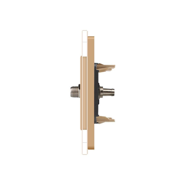 Розетка спутниковая SAT Livolo золото стекло (VL-C791ST-13)