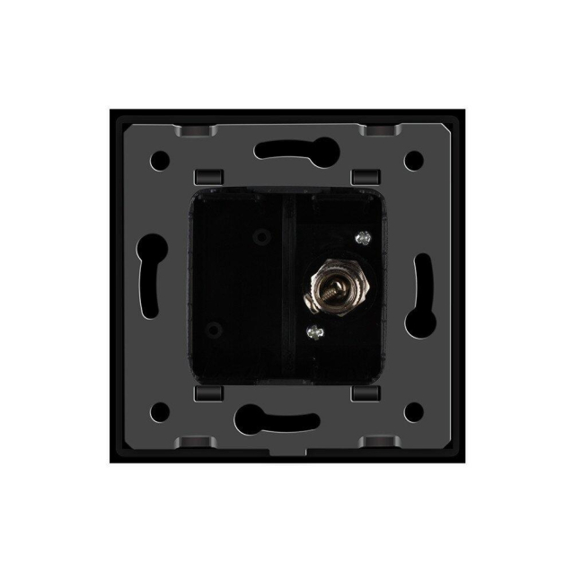 Розетка ТВ Livolo черный стекло (VL-C791V-12)