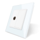 Розетка ТВ Livolo белый стекло (VL-C791V-11)
