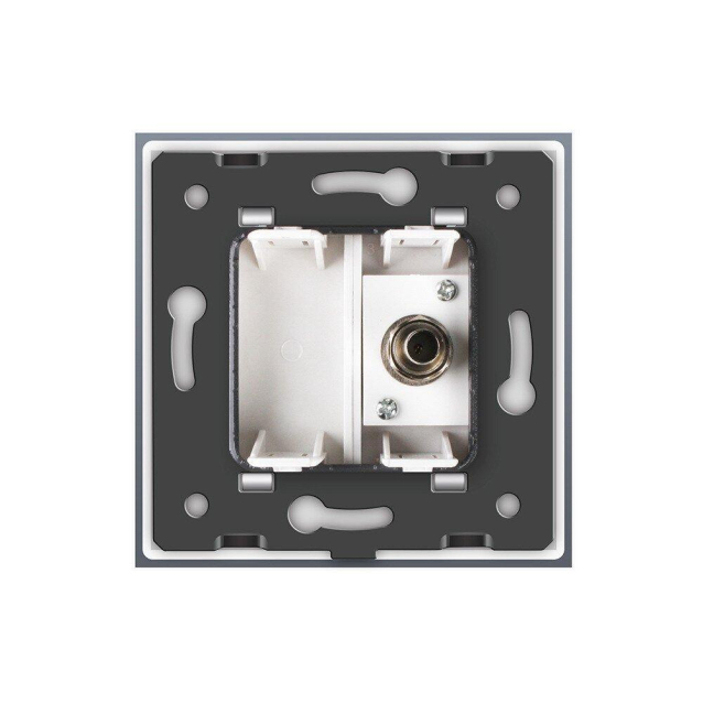 Розетка спутниковая SAT Livolo белый стекло (VL-C791ST-11)