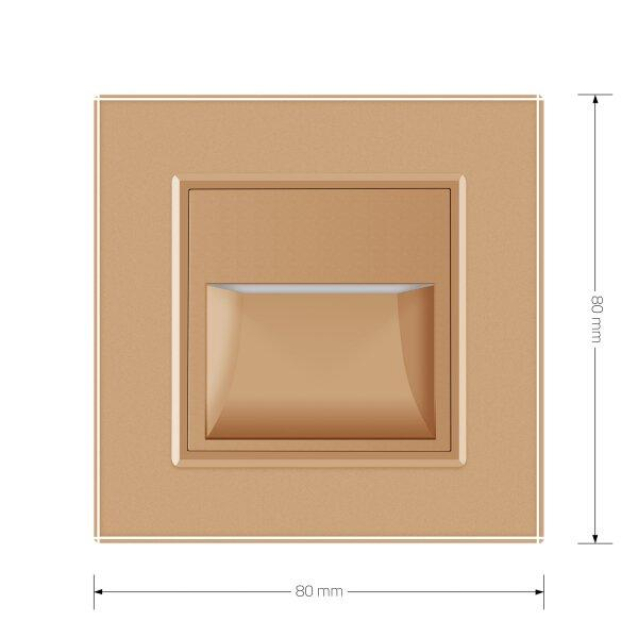 Светильник для лестниц подсветка пола Livolo золото стекло (722800613)