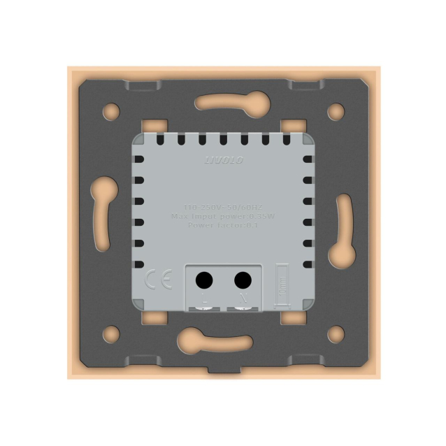 Светильник для лестниц подсветка пола с датчиком движения Livolo золото стекло (722800513)