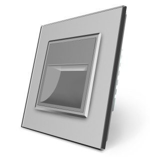 Светильник для лестниц подсветка пола Livolo серый стекло (722800615)