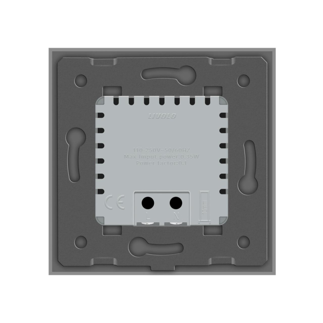 Светильник для лестниц подсветка пола Livolo серый стекло (722800615)