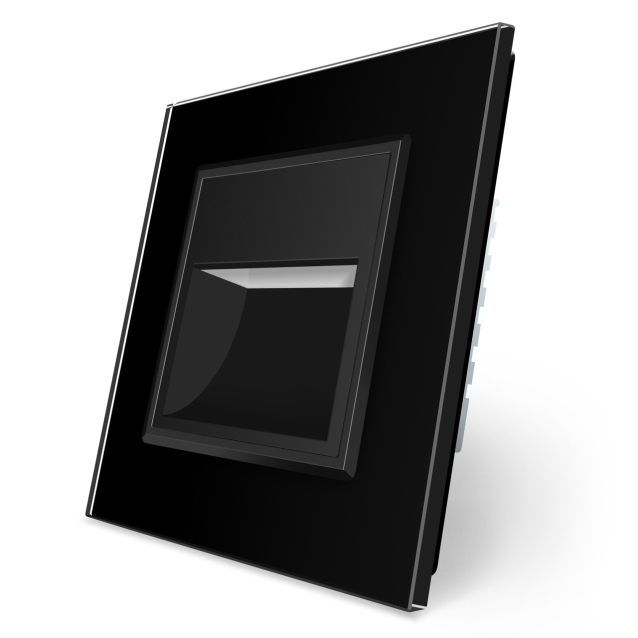 Светильник для лестниц подсветка пола Livolo черный стекло (722800612)