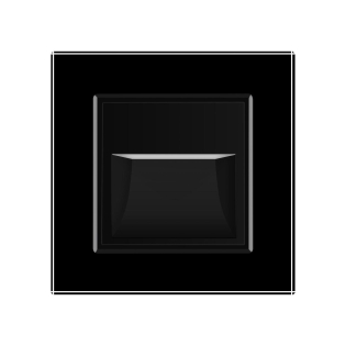 Светильник для лестниц подсветка пола Livolo черный стекло (722800612)