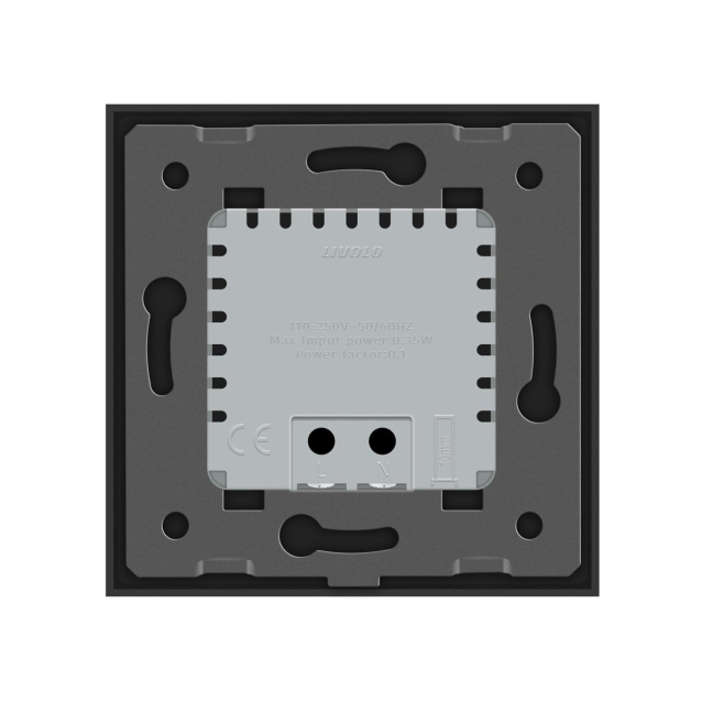 Светильник для лестниц подсветка пола Livolo черный стекло (722800612)