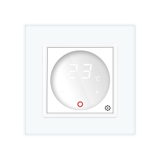 Терморегулятор с выносним датчиком температуры для теплых полов Livolo белый (VL-C701TM2-11)