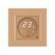 Терморегулятор с выносним датчиком температуры для теплых полов Livolo золото (VL-C701TM2-13)