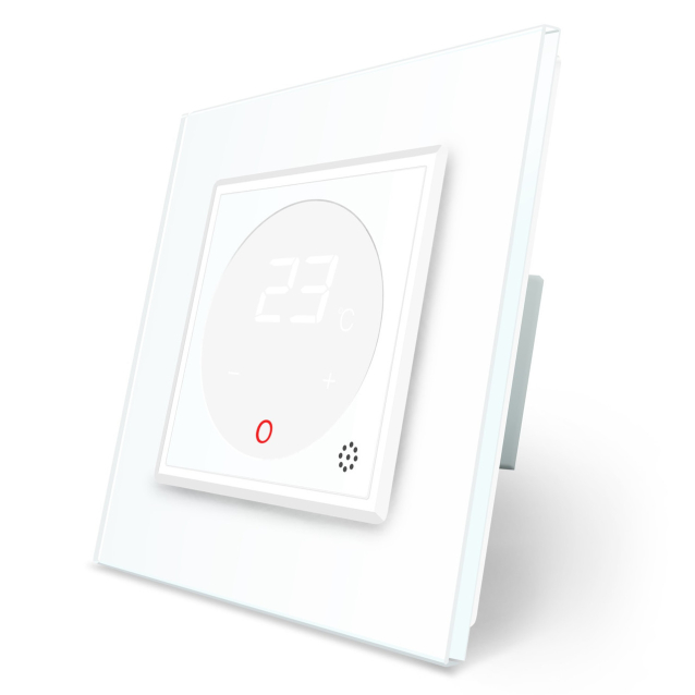 Терморегулятор со встроенным датчиком температуры Livolo белый (VL-C701TM-11)
