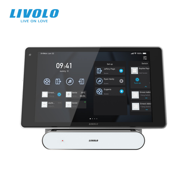 Планшет для управления умным домом Livolo