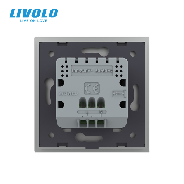 Выключатель сценариев Livolo серый (VL-C703Z1-2IG)