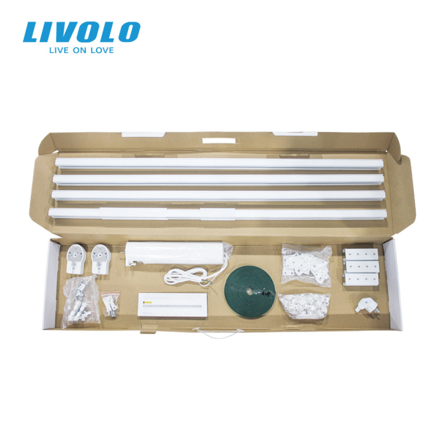 Умный электрокарниз с двигателем с WiFi управлением Livolo (VL-SHQ023)