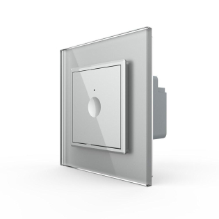 Сенсорный выключатель Sense 1 сенсор Livolo серый (722000115)