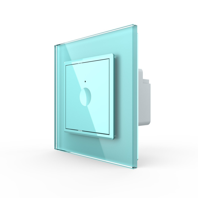 Сенсорный выключатель Sense 1 сенсор Livolo зеленый (722000118)