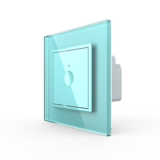 Сенсорный выключатель Sense 1 сенсор Livolo зеленый (722000118)