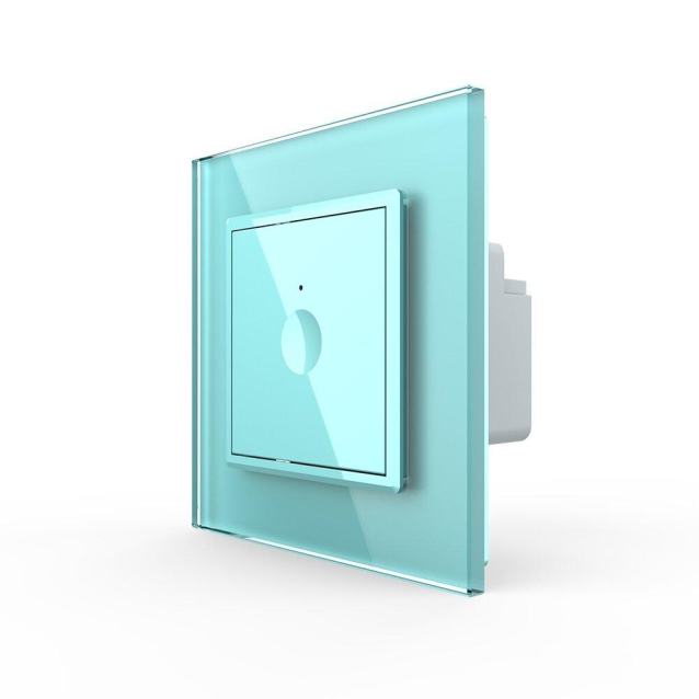 Сенсорный выключатель Sense 1 сенсор Livolo зеленый (722000118)