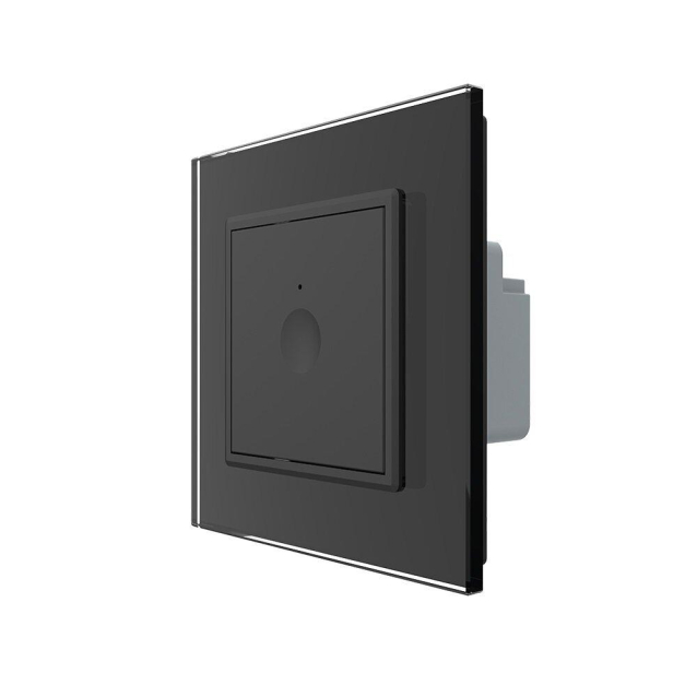 Сенсорный выключатель Sense 1 сенсор Livolo черный (722000112)