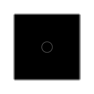 Сенсорный выключатель с защитой от брызг Livolo черный стекло (VL-C701IP-12)