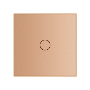 Сенсорный диммер с защитой от брызг 1 сенсор Livolo золотой стекло (VL-C701D-IP-13)