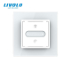Умный сенсорный проходной диммер Livolo белый ZigBee (VL-C7FC1SDZ-2WP)