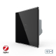 Умный сенсорный проходной диммер Livolo черный ZigBee (VL-C7FC1SD1Z-2GBP)