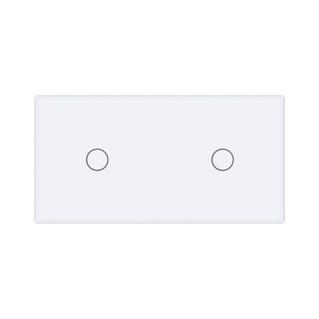 Умный сенсорный ZigBee выключатель 2 сенсора (1-1) Livolo белый (VL-C701Z/C701Z-11)