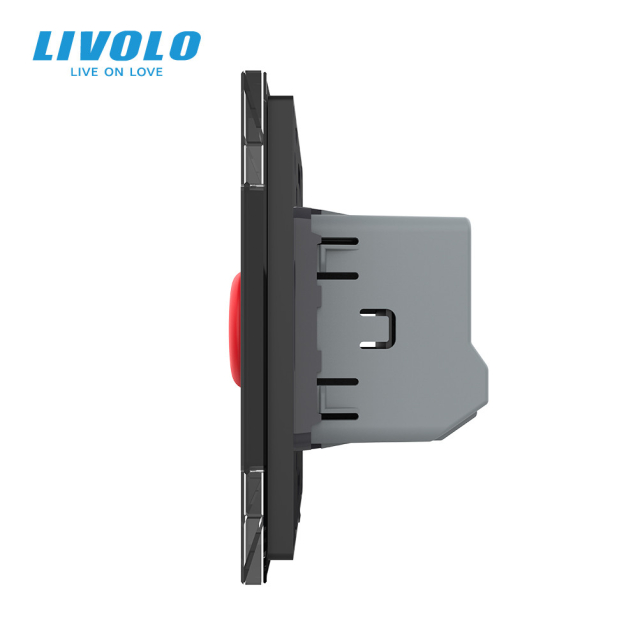 Умная тревожная кнопка Livolo черный (VL-C7FYMA-2BP)