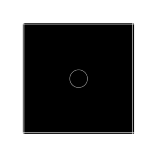 Умный сенсорный ZigBee выключатель 1 сенсор Livolo черный стекло (VL-C701Z-12)