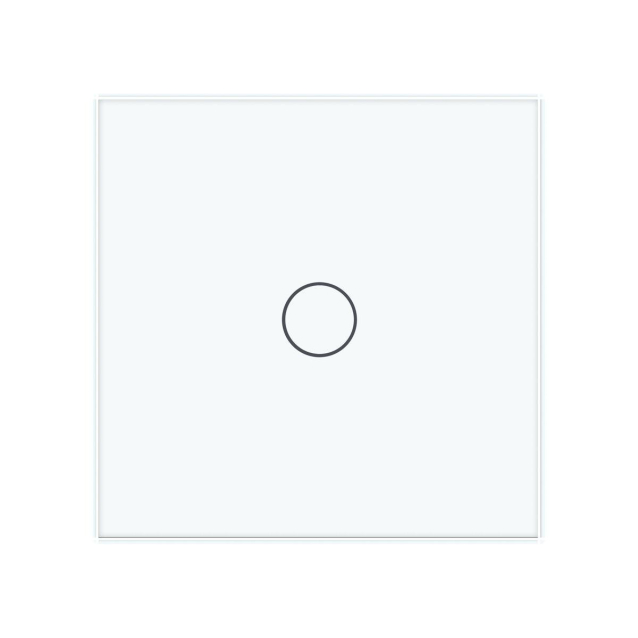 Умный сенсорный ZigBee выключатель 1 сенсор Livolo белый стекло (VL-C701Z-11)