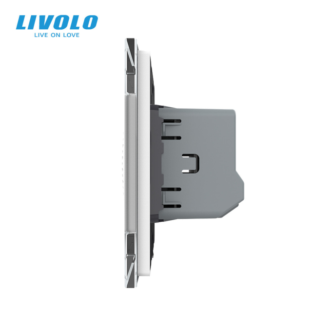 Умный дверной звонок сирена ZigBee Livolo белый (VL-C7-FCBZ-2WP)