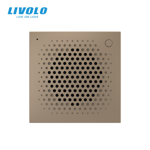 Умный механизм дверной звонок сирена ZigBee Livolo золото (VL-FCBZ-2AP)