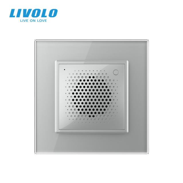 Умный дверной звонок сирена ZigBee Livolo серый (VL-C7-FCBZ-2IP)