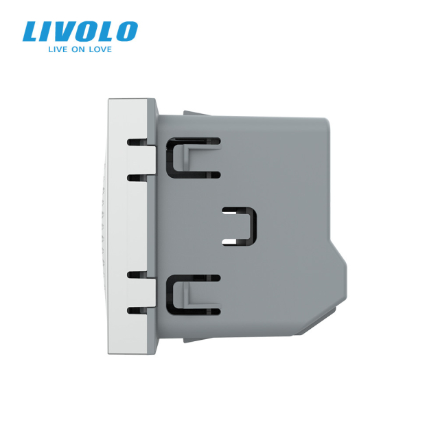 Умный механизм дверной звонок сирена ZigBee Livolo серый (VL-FCBZ-2IP)