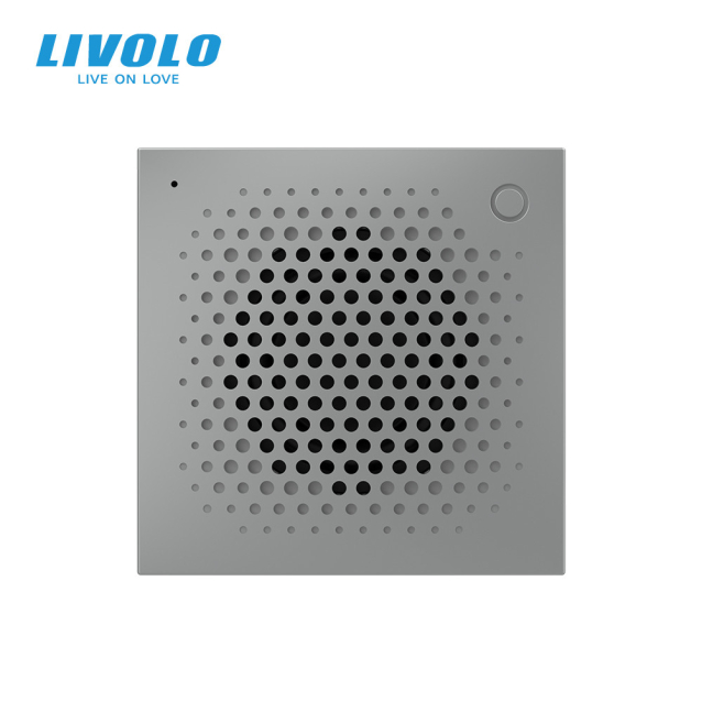 Умный механизм дверной звонок сирена ZigBee Livolo серый (VL-FCBZ-2IP)