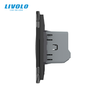 Умный дверной звонок сирена ZigBee Livolo черный (VL-C7-FCBZ-2BP)